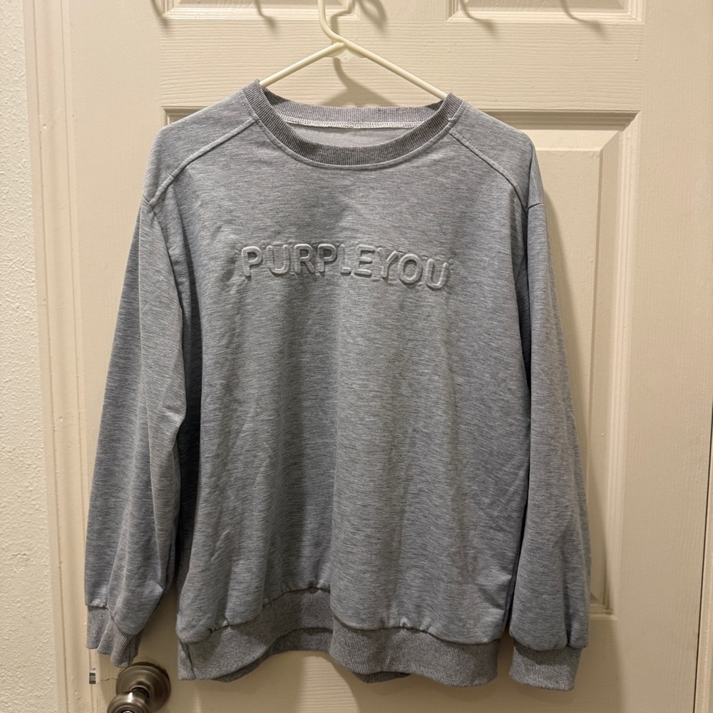 Gray sweater